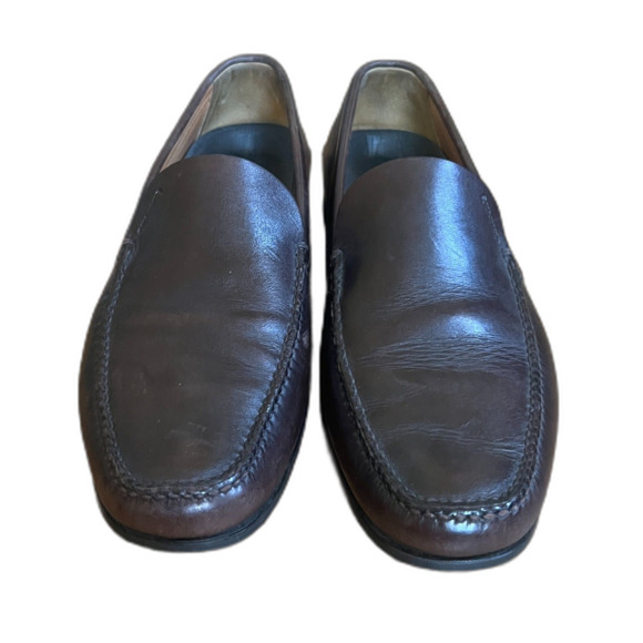 Church\'s Co Made In England Brown Leather Slip On Loafers Shoes  Mens Size 10